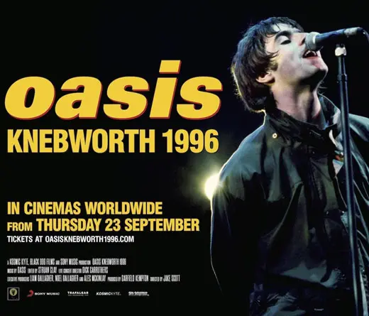 Oasis revela imgenes nunca antes vistas de Live Forever Live at Knebworth 1996 